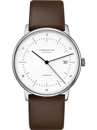 Sternglas Uhr braun