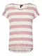 VERO MODA Tričko  růžová / bílá
