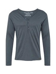 Key Largo Longsleeve Henleyshirt Ginger (MLS00038) Ginger/tanne