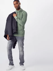 Key Largo Stehkragenpullover MST LECH oliv