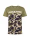 JACK & JONES Shirt grün / braun