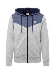 Sweatjacke ''''JCOCERVON'''' blau / hellgrau