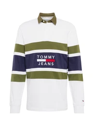 Pullover ''''Panel Rugby'''' schwarz / weiß / oliv