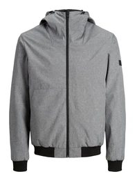 Jacke grau / schwarz