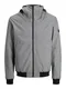 JACK & JONES Jacke grau / schwarz
