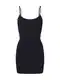 MAGIC Bodyfashion Obleka za oblikovanje 'Seamless Bodydress'  črna