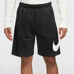 Nike Sportswear Shorts 'Club' schwarz/weiß