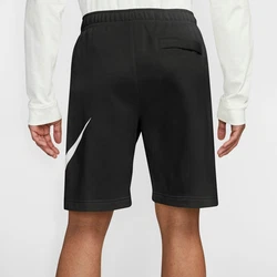 Nike Sportswear Shorts 'Club' schwarz/weiß