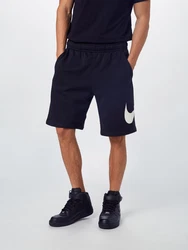 Nike Sportswear Shorts 'Club' schwarz/weiß
