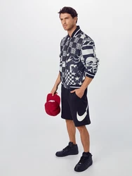 Nike Sportswear Shorts 'Club' schwarz/weiß