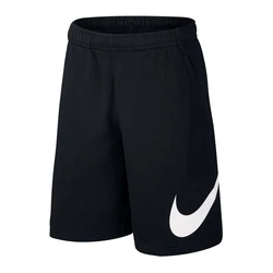 Nike Sportswear Shorts 'Club' schwarz/weiß