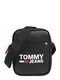 Tommy Jeans Tasche ''''TJM COOL CITY MINI REPORTER PU'''' schwarz