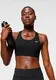 NIKE Sportski grudnjak  crna / bijela