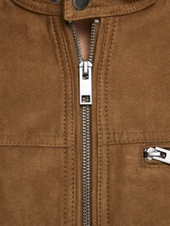 Jack & Jones Bikerjacke JCORocky (1-St) braun