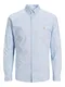 JACK & JONES Button-Down Popeline Hemd hellblau