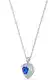 Swarovski Řetízek  průhledná / stříbrná / modrá