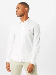 LEVI'S Hemd 'Battery' rot/weiß