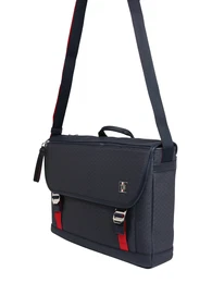 Tasche ''''COATED CANVAS MESSENGER'''' navy