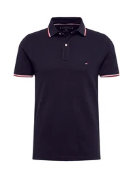T-Shirt navy / rot / wei