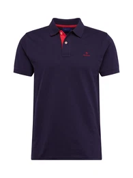 Poloshirt dunkelblau / rot