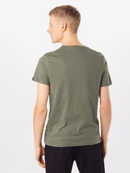ALPHA INDUSTRIES T-Shirt hellbeige/grn