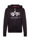 ALPHA INDUSTRIES Sweatjacke ''''Basic'''' schwarz