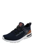bugatti Sneaker Numbis dunkelblau/braun/grau/neonrot (342658606900)