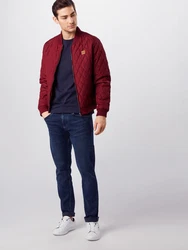 ALPHA INDUSTRIES T-Shirt dunkelblau/weiß