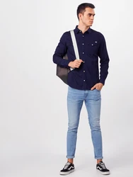 JACK & JONES Hemd 'Sheridan' opal/dunkelblau