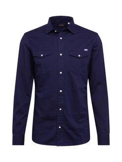 JACK & JONES Hemd 'Sheridan' opal/dunkelblau