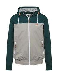 Jacke 'Auf Deck' beige / dunkelgrn