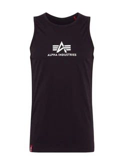 Alpha Industries Top BASIC TANK schwarz/weiß