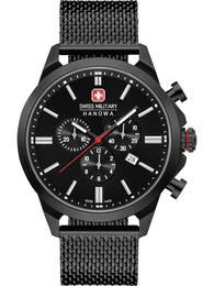SWISS MILITARY HANOWA Uhr schwarz