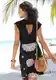 BEACH TIME Plov aty  ern / tmav erven
