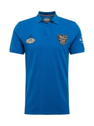 Poloshirt schwarz / blau / weiß