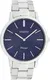 OOZOO Uhr ''''C20020'''' dunkelblau / silber