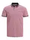 JACK & JONES Majica ''''Paulos''''  mornarska / rdea / pegasto rdea / bela