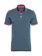 JACK & JONES Poloshirt 'JJEPaulos' nachtblau / blaumeliert / knallrot / wei
