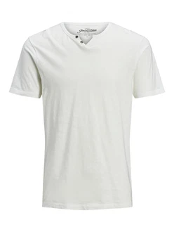 Jack & Jones T-Shirt JJESplit hellgrau