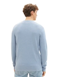 TOM TAILOR Denim Pullover hellblau