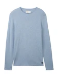TOM TAILOR Denim Pullover hellblau