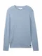 TOM TAILOR DENIM Pullover ''''zigzag'''' hellblau