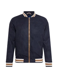 Bomber Jacke navy / orange / beige