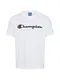 Champion Authentic Athletic Apparel Majica  bela / mornarska / ognjeno rdeča
