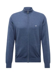 FYNCH-HATTON Strickjacke mit Reißverschluss dunkelblau/weiß