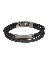 Armband schwarz / silber