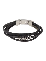 Armband schwarz / silber