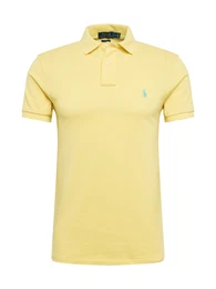 Poloshirt hellblau / pastellgelb