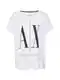 ARMANI EXCHANGE Majica '8NYTCX'  črna / bela