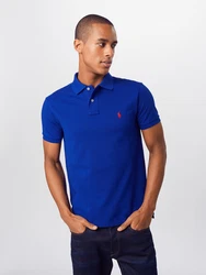 Polo Ralph Lauren Poloshirt royalblau/feuerrot